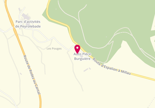 Plan de Auto - Pieces - Ets Burguiere, Zone Artisanale de Peyrolebade
Route de Millau, 12500 Espalion