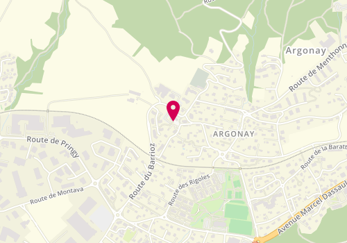 Plan de Argonay Pièces Autos, 235 Route de Pringy Zone Industrielle des Marais, 74370 Argonay