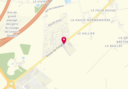 Plan de Société nouvelle Jean Letournel, 42 Route de Fougères, 35510 Cesson-Sévigné