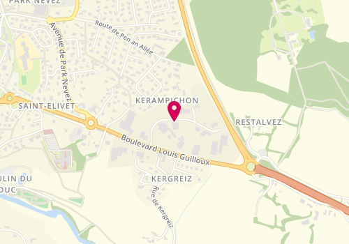 Plan de Auto Pièces 22 - Util' V.O, Zone Artisanale de Kérampichon
Route de Guingamp, 22300 Lannion