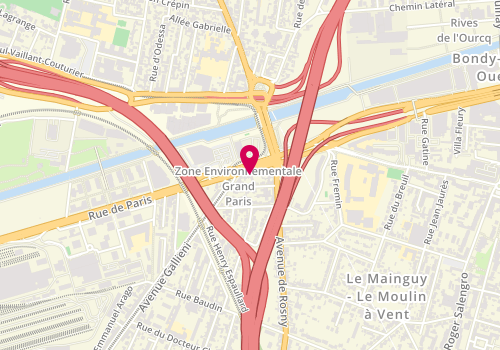 Plan de Casse Auto Villiers, 190 Rue de Paris, 93130 Noisy-le-Sec
